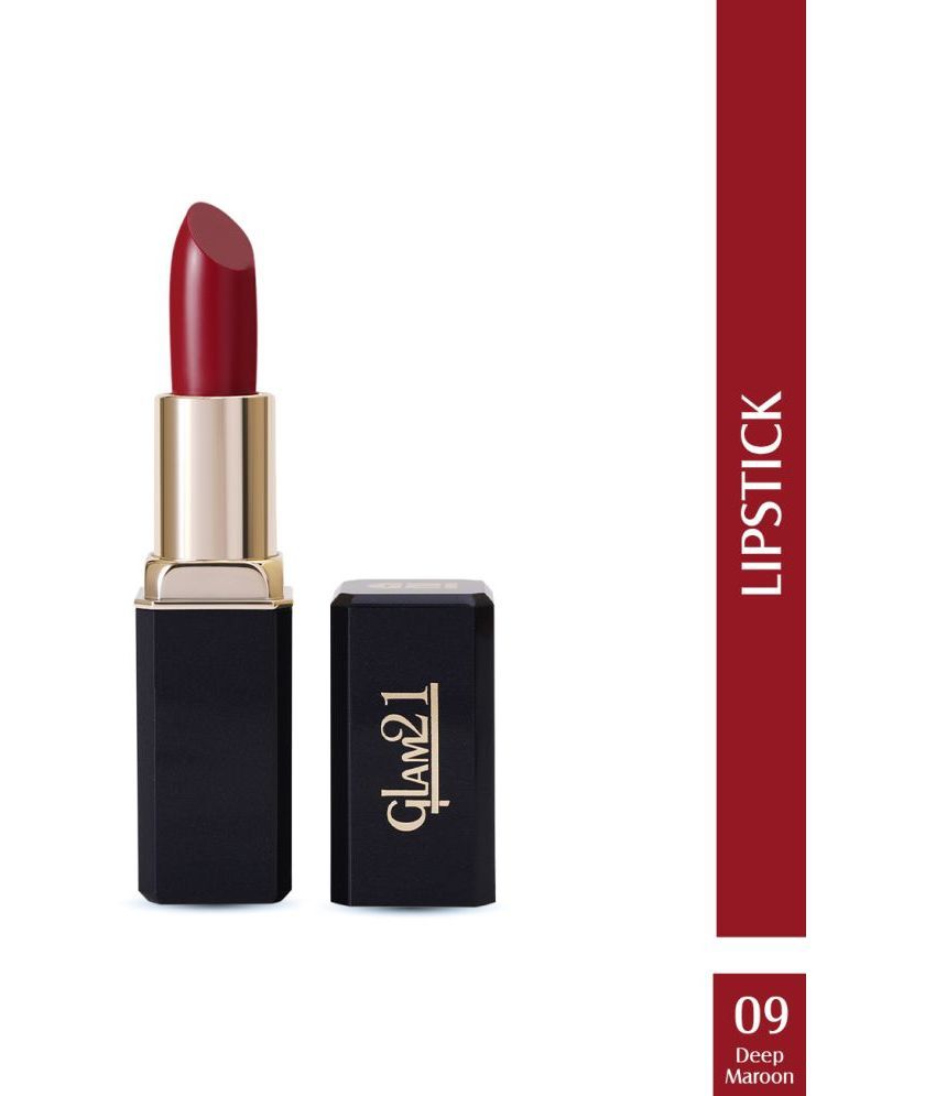     			Glam21 Comfort Matte Lipstick Highly Pigented Silky Texture & Hydrates 3.8g Deep Maroon09