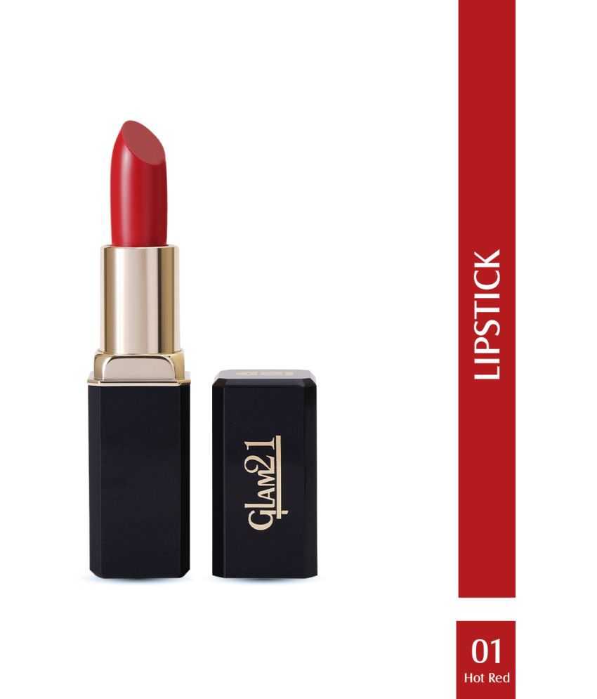     			Glam21 Comfort Matte Lipstick Highly Pigented Silky Texture & Hydrates 3.8g Hot Red01