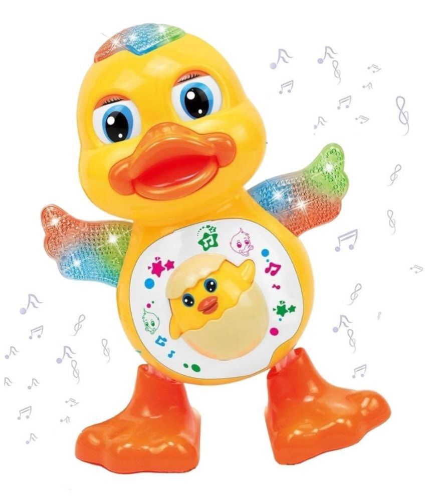     			Interactive Dancing Duck Toy with Music, Lights, and Real Dancing Action - Ideal for Kids/Toddlers/Babies | Vibrant Light Effects & Musical Sounds