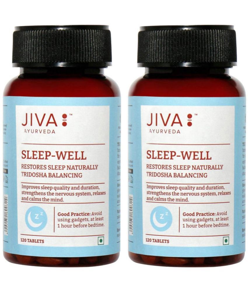     			JIVA Sleep Well Tablet 120 (Pack of 2) Tablet 240 gm Pack Of 2