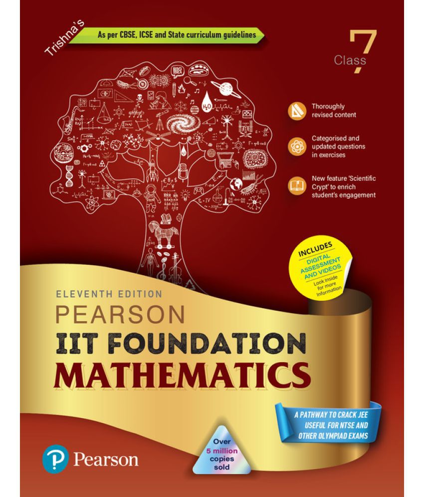     			Pearson IIT Foundation Mathematics Class 7, As Per CBSE, ICSE and State Curriculum Guidelines - 11th Edition