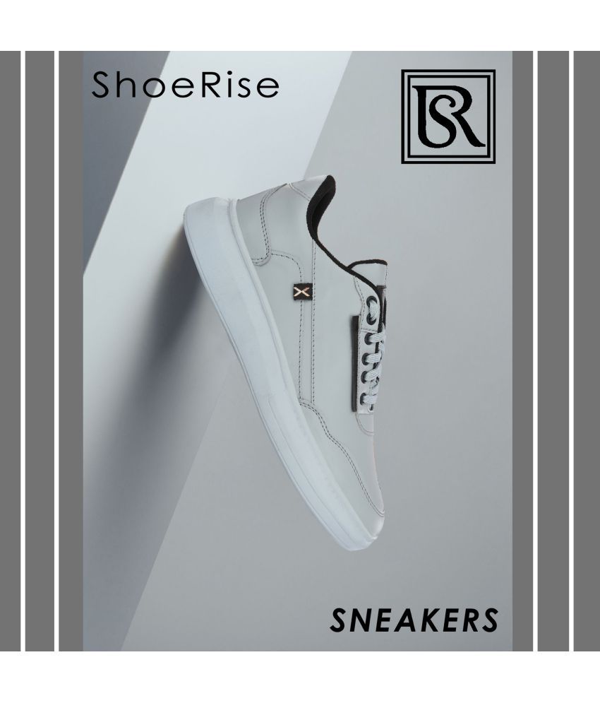     			ShoeRise Grey Men Sneakers Light Grey Men's Lifestyle