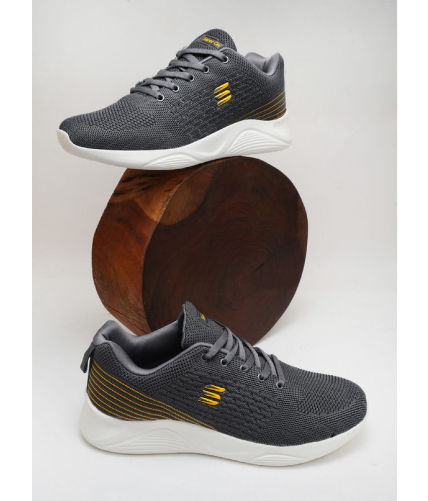     			Sspot On BOOST-50 Dark Grey Men's Sports Running Shoes