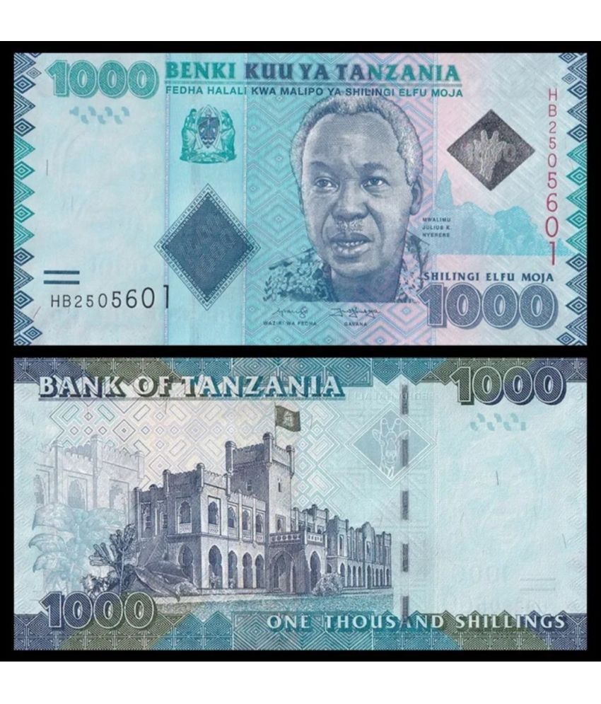     			Tanzania 1000 Shillings Top Grade Beautiful Gem UNC Banknote