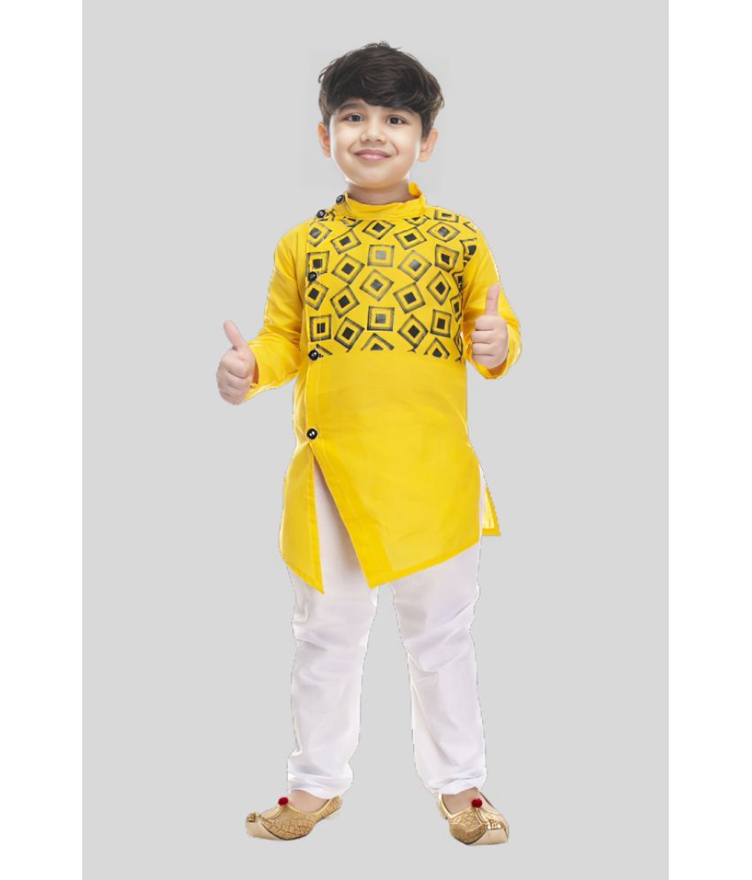     			s muktar garments Pack of 1 Boys Cotton ( Yellow )