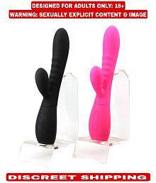 NAUGHTY TOY PRESENT USB RECHARGEABLE 10 FREQUENCY VIBRATION G*SPOT RABBIT VIBRATOR  FOR WOMEN BY KAMAHOUSE (LOW PRICE SEX TOY)