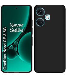 NBOX Plain Cases Compatible For Rubber OnePlus Nord CE 3 5G ( Pack of 1 )