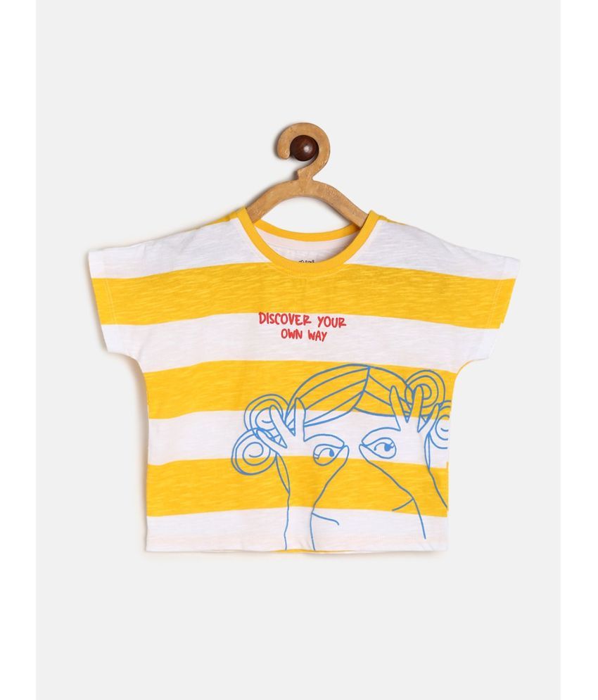     			MINI KLUB Pack of 1 Girls Cotton Top ( Yellow )