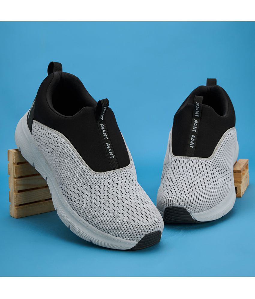     			Avant Sigma Light Grey Men's Sports Running Shoes
