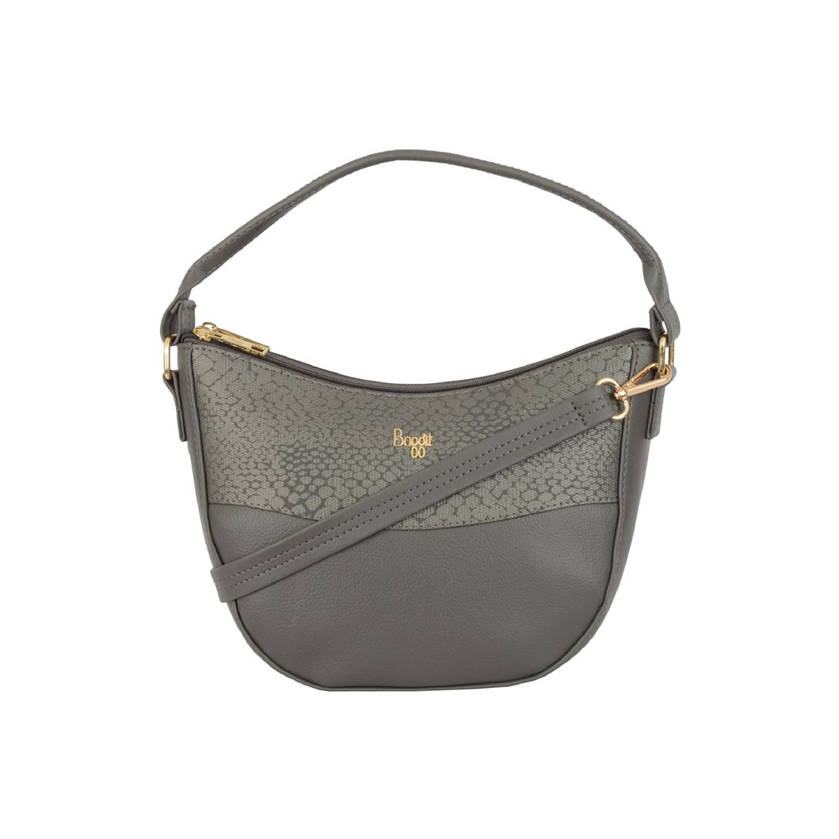     			Baggit Dark Grey Faux Leather Handheld