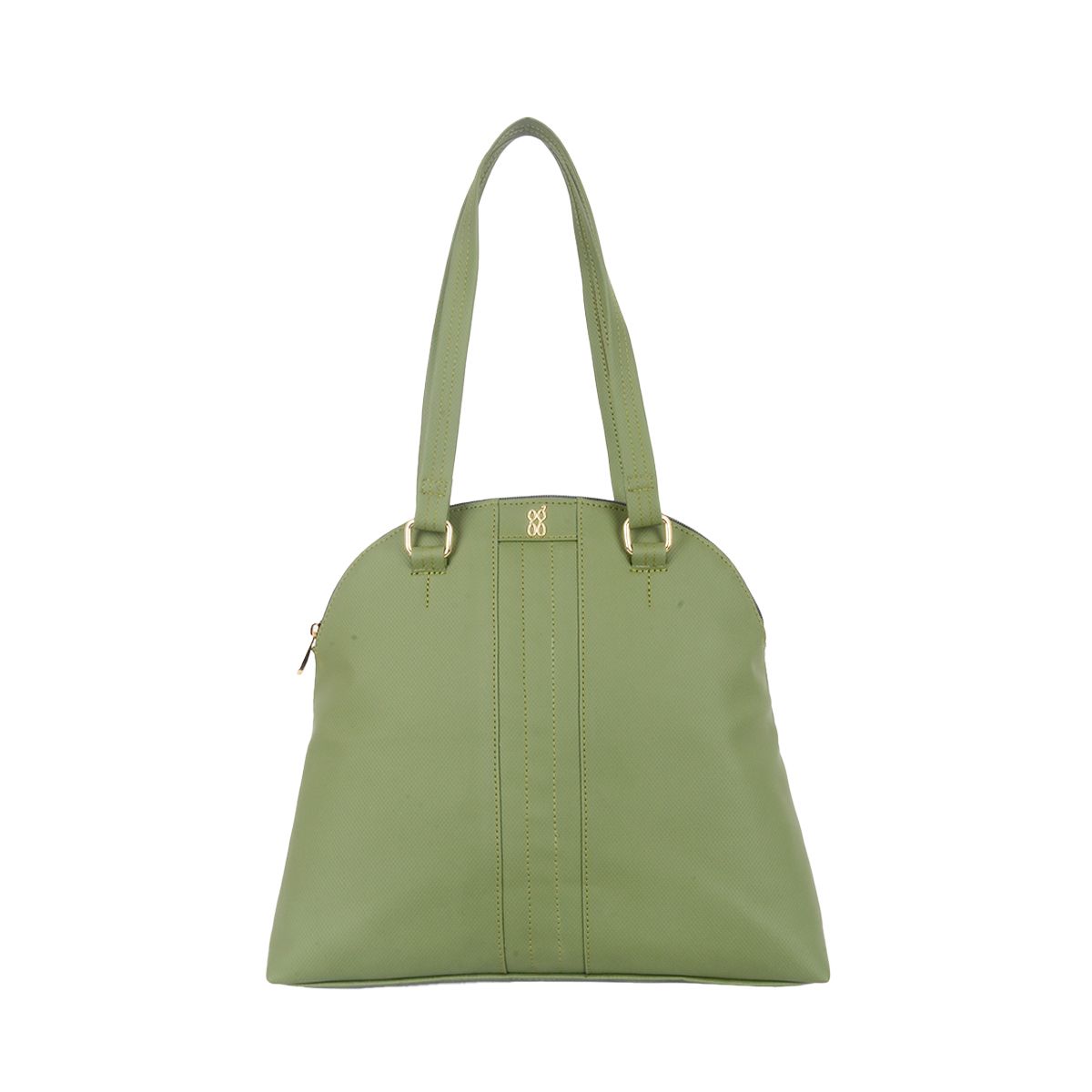     			Baggit Green Faux Leather Shoulder Bag