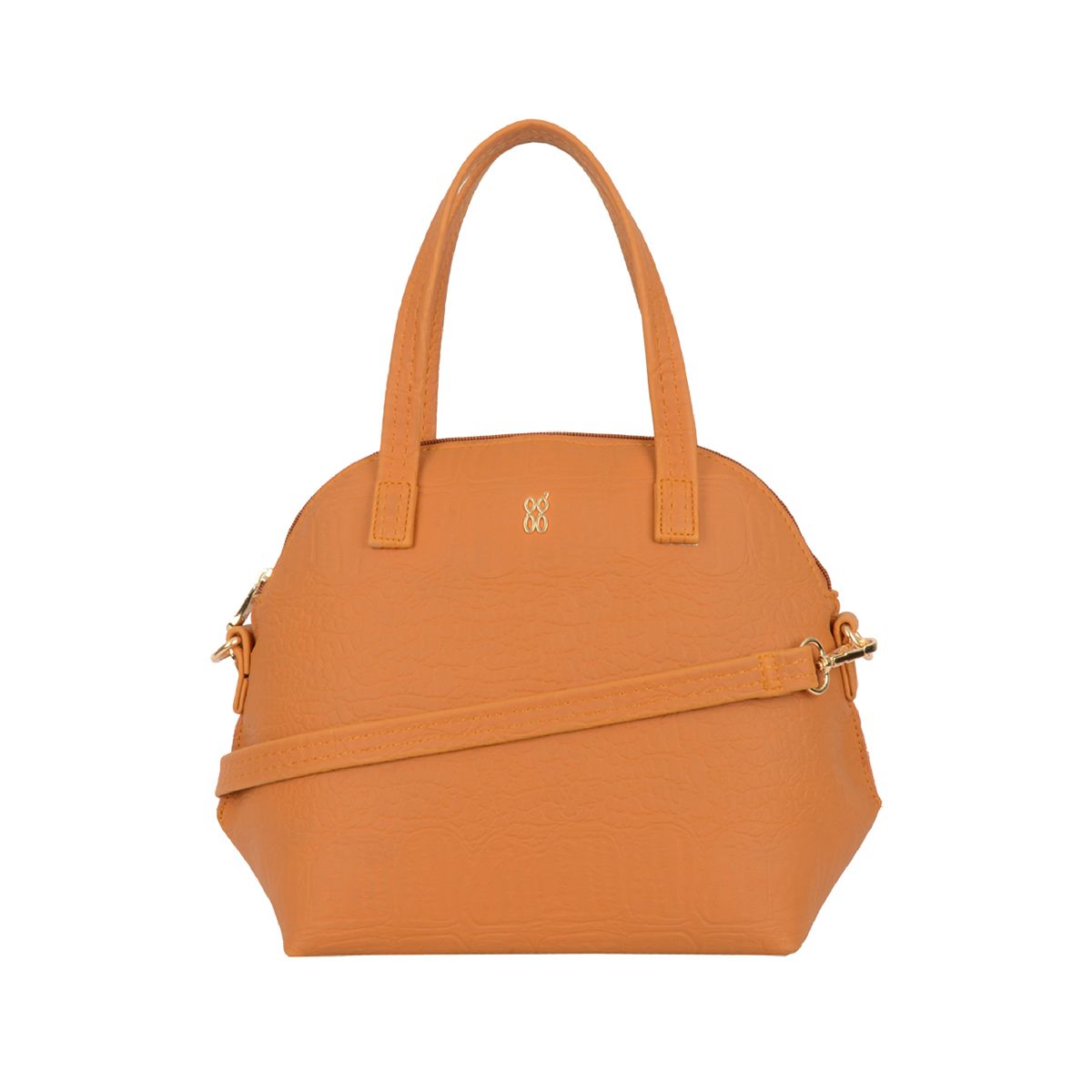     			Baggit Mustard Faux Leather Shoulder Bag