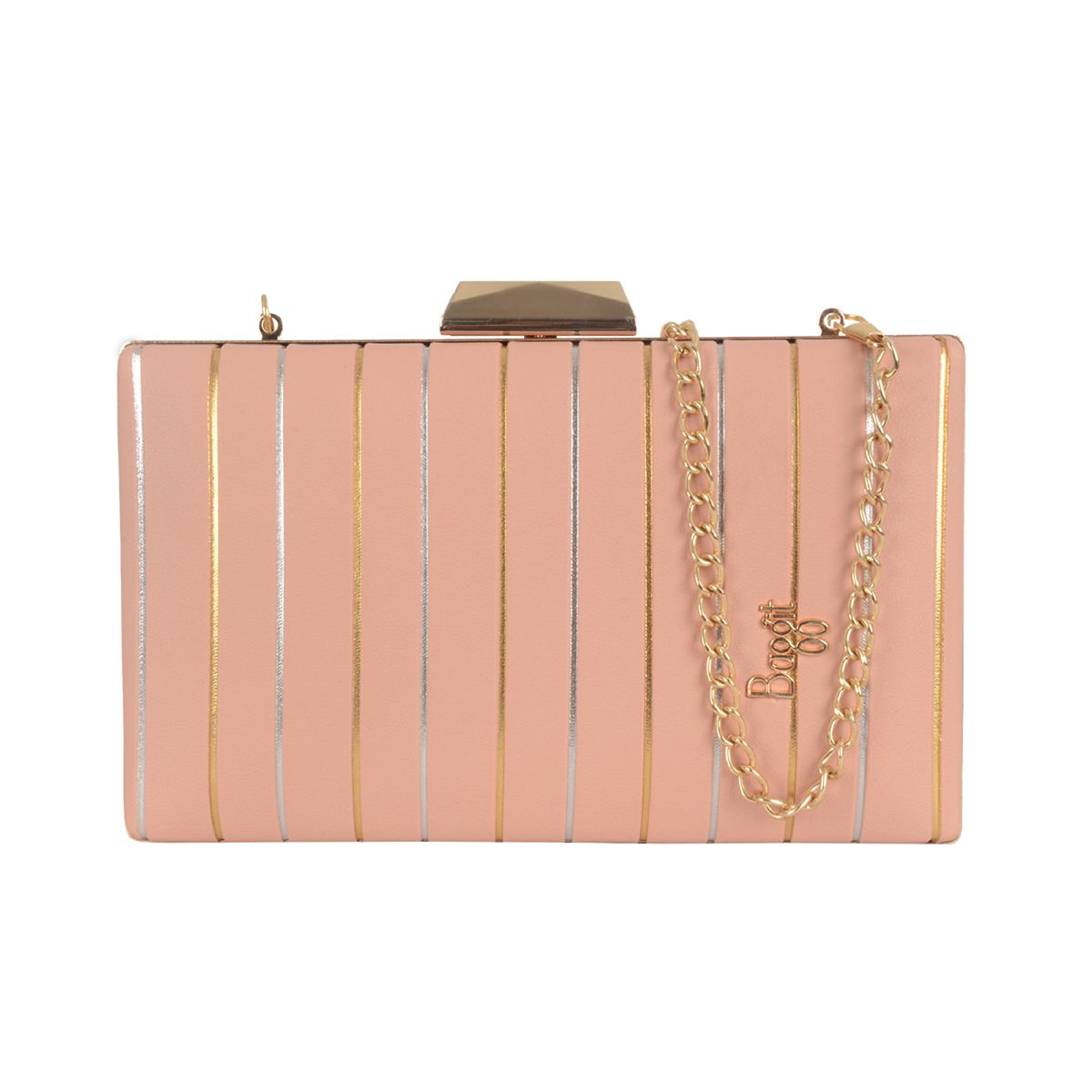     			Baggit Pink Faux Leather Handheld