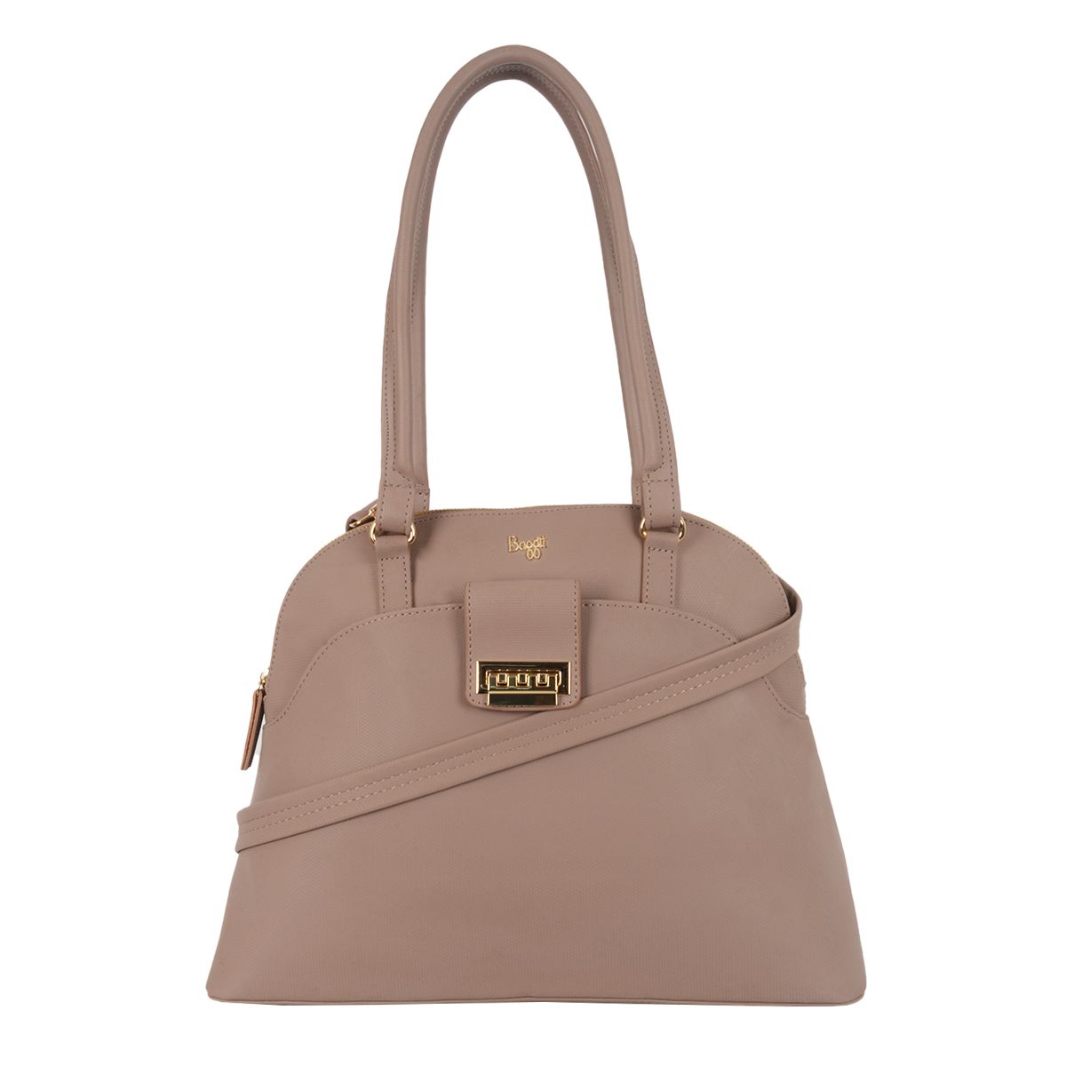     			Baggit Pink Faux Leather Shoulder Bag