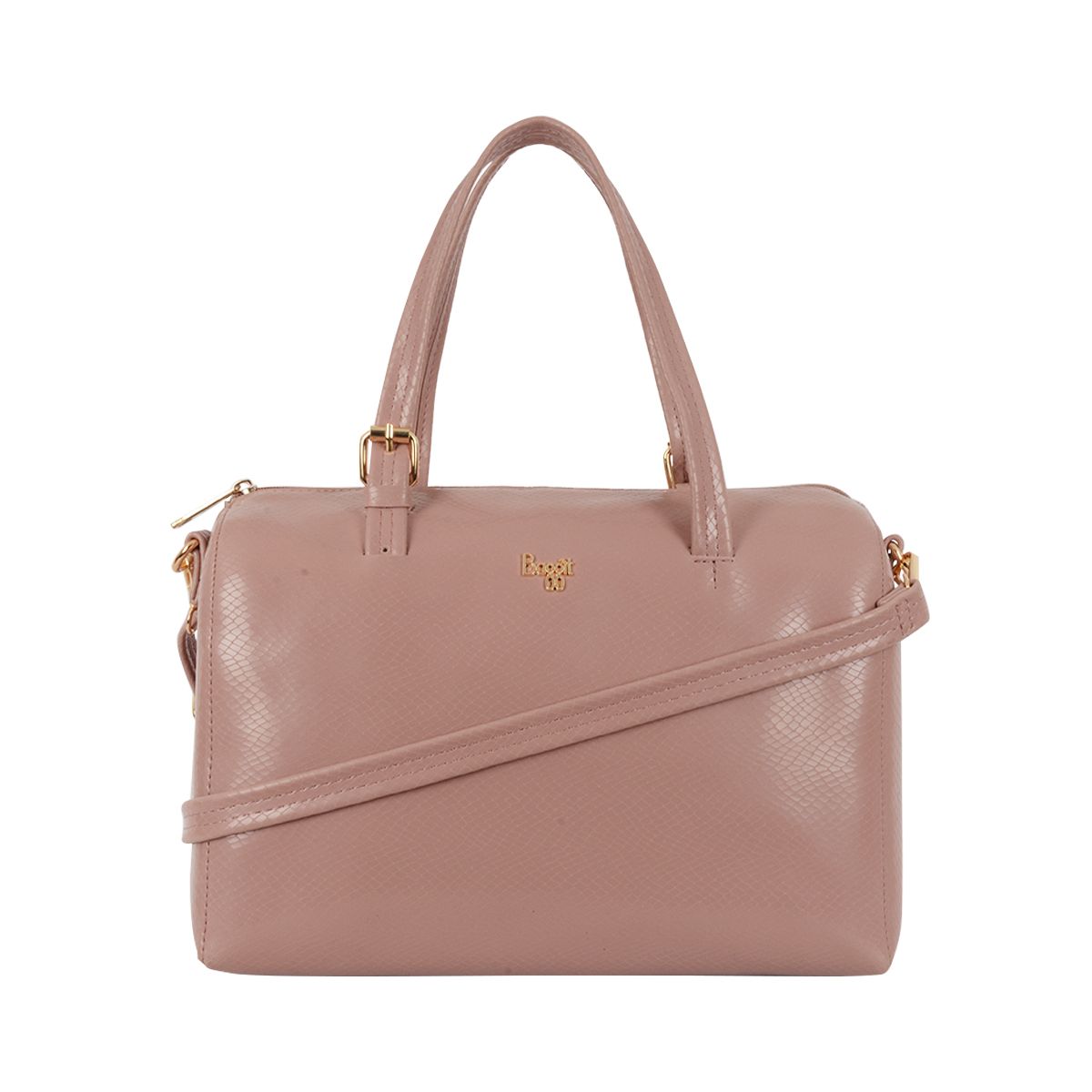     			Baggit Pink Faux Leather Shoulder Bag