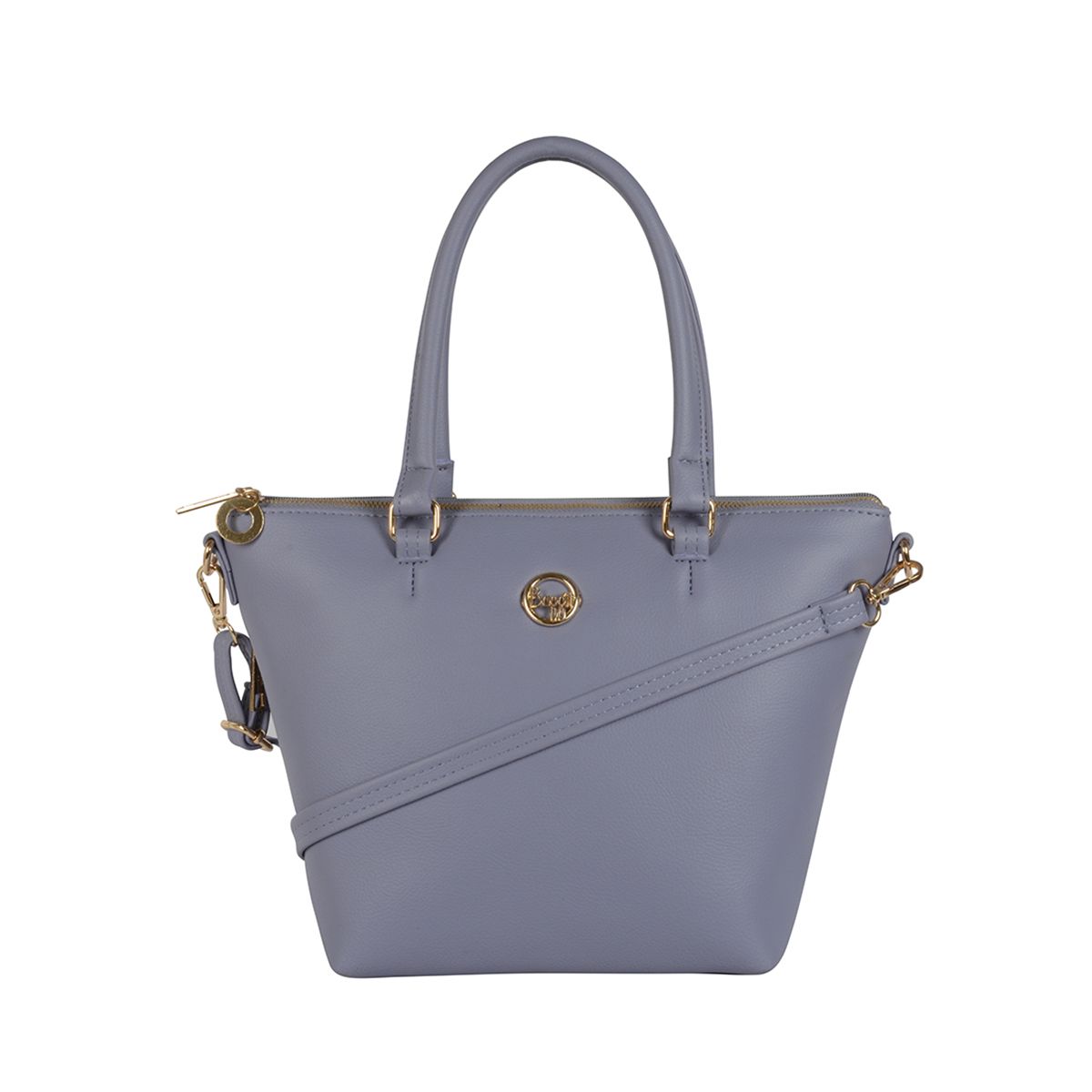     			Baggit Purple Faux Leather Tote Bag