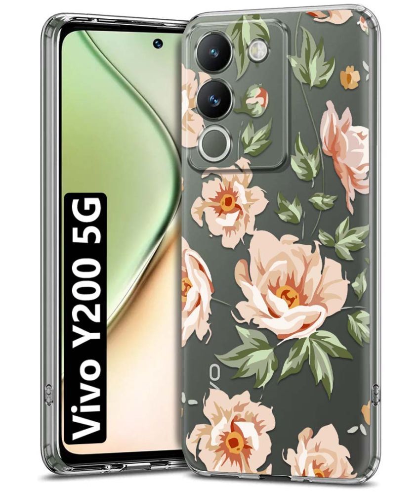     			Fashionury Multicolor Printed Back Cover Silicon Compatible For Vivo Y200 ( Pack of 1 )