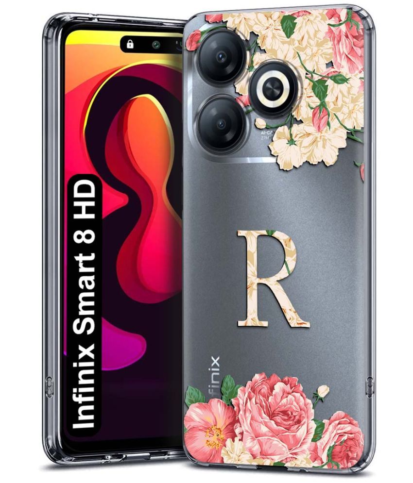     			Fashionury Multicolor Printed Back Cover Silicon Compatible For Infinix Smart 8 HD ( Pack of 1 )