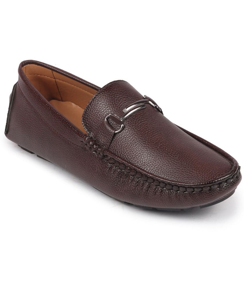     			Fausto Red Men's Slip on