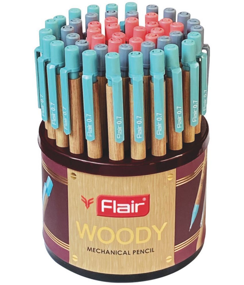     			Flair Multicolour Mechanical Pencil 0.7mm set of 50