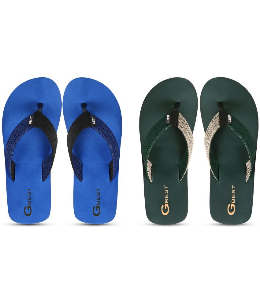     			GBest Multicolor Men's Combo Slipper