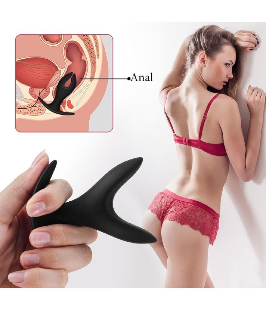     			Kamahouse Premium Quality Vibrating Anal Opening Butt Plug Silicone Massager Stimulate Orgasm