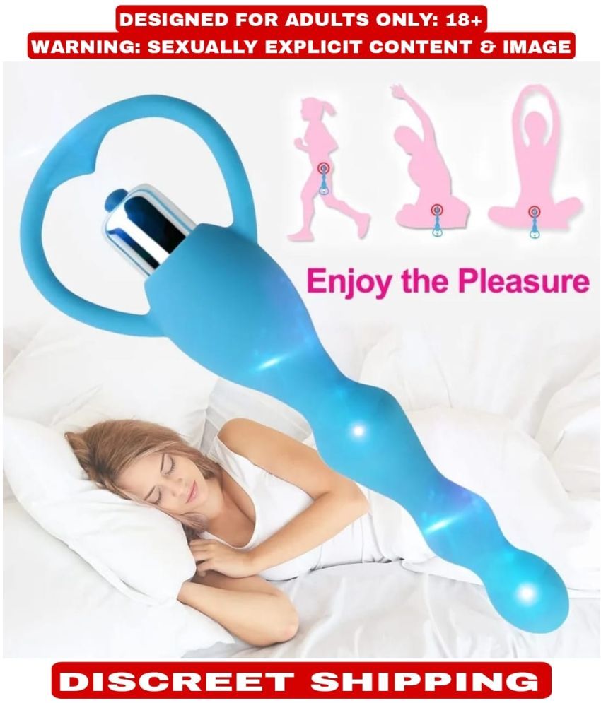     			Vibrating Anal Beads - Flexible Silicone Anal Sex Toy Bulet Vibrator for Men, Women and Couples By KAMAHOUSE