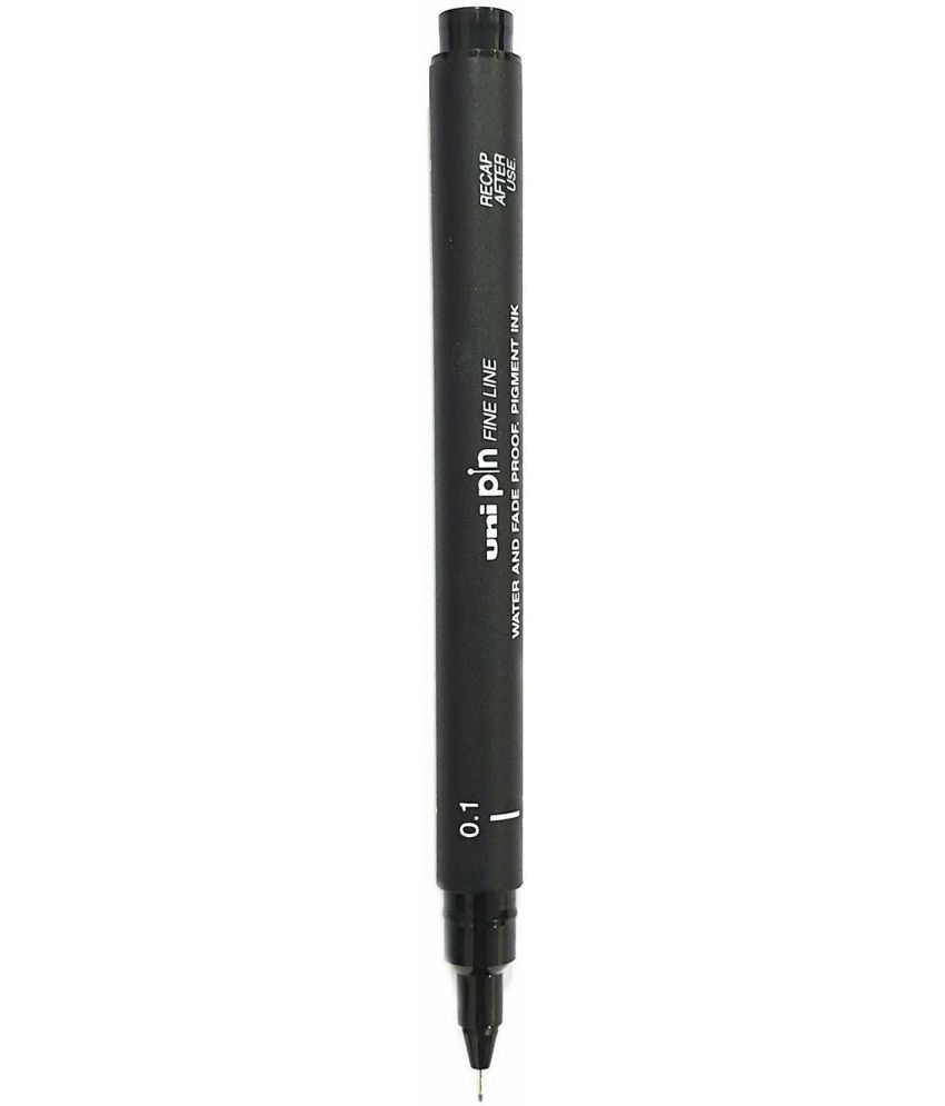    			uni-ball PIN-200 0.1mm Fineliner Drawing Pen, Black Ink, Pack of 3
