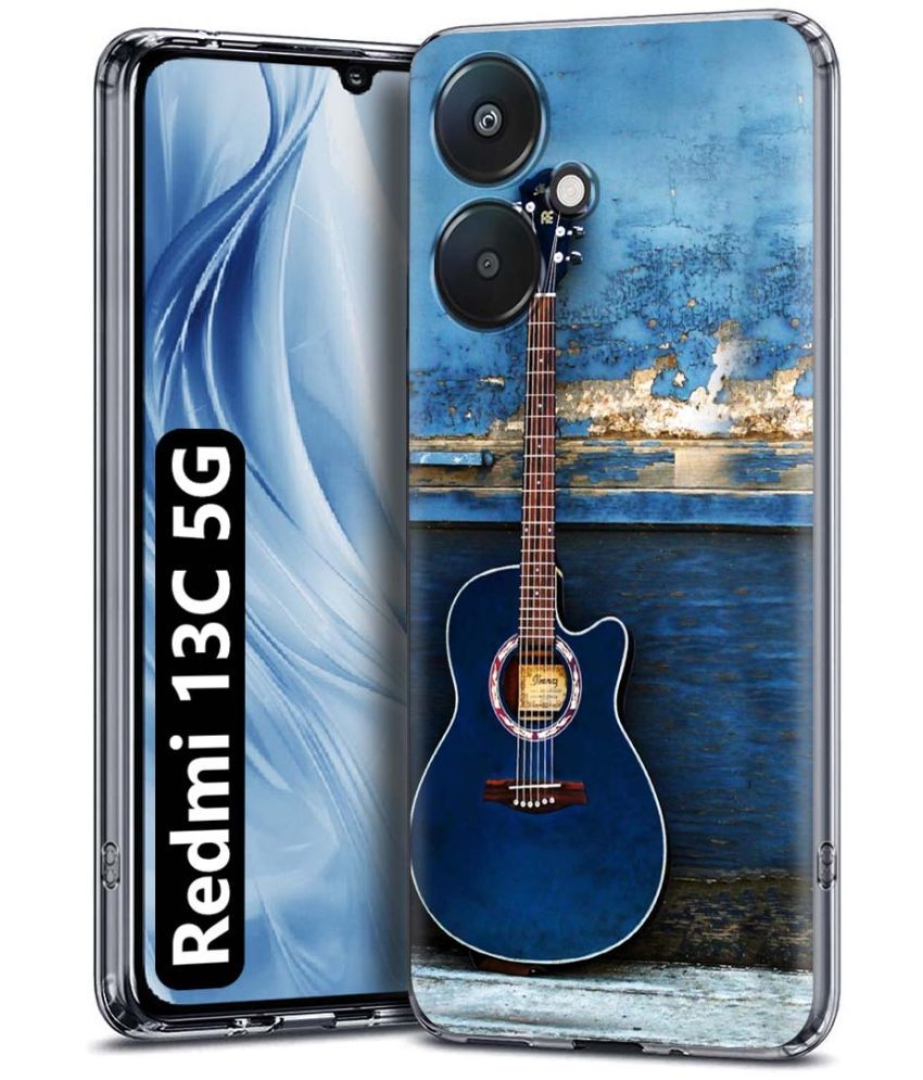     			Fashionury Multicolor Printed Back Cover Silicon Compatible For Redmi 13C 5G ( Pack of 1 )