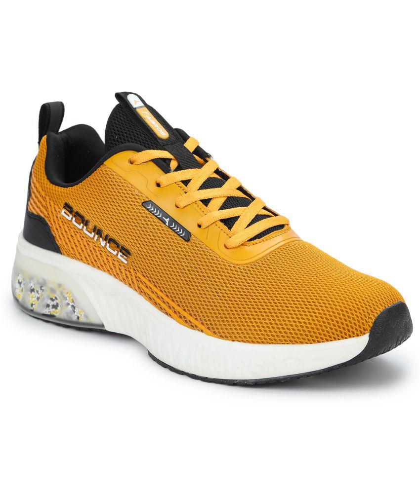     			Abros BOUNCE-H Yellow Men's Sports Running Shoes