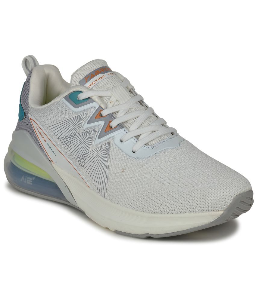     			Abros FANG White Men's Sports Running Shoes