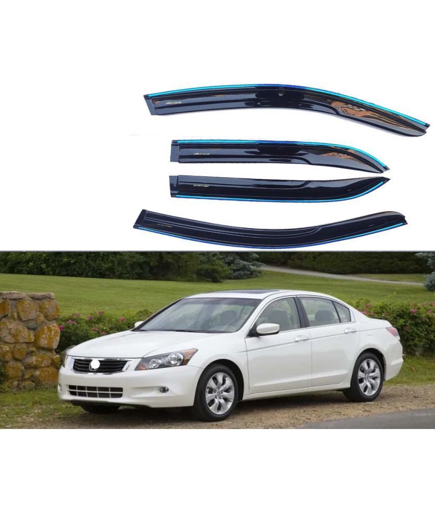     			Auto E-Shopping Wind Deflectors Black Set of 4