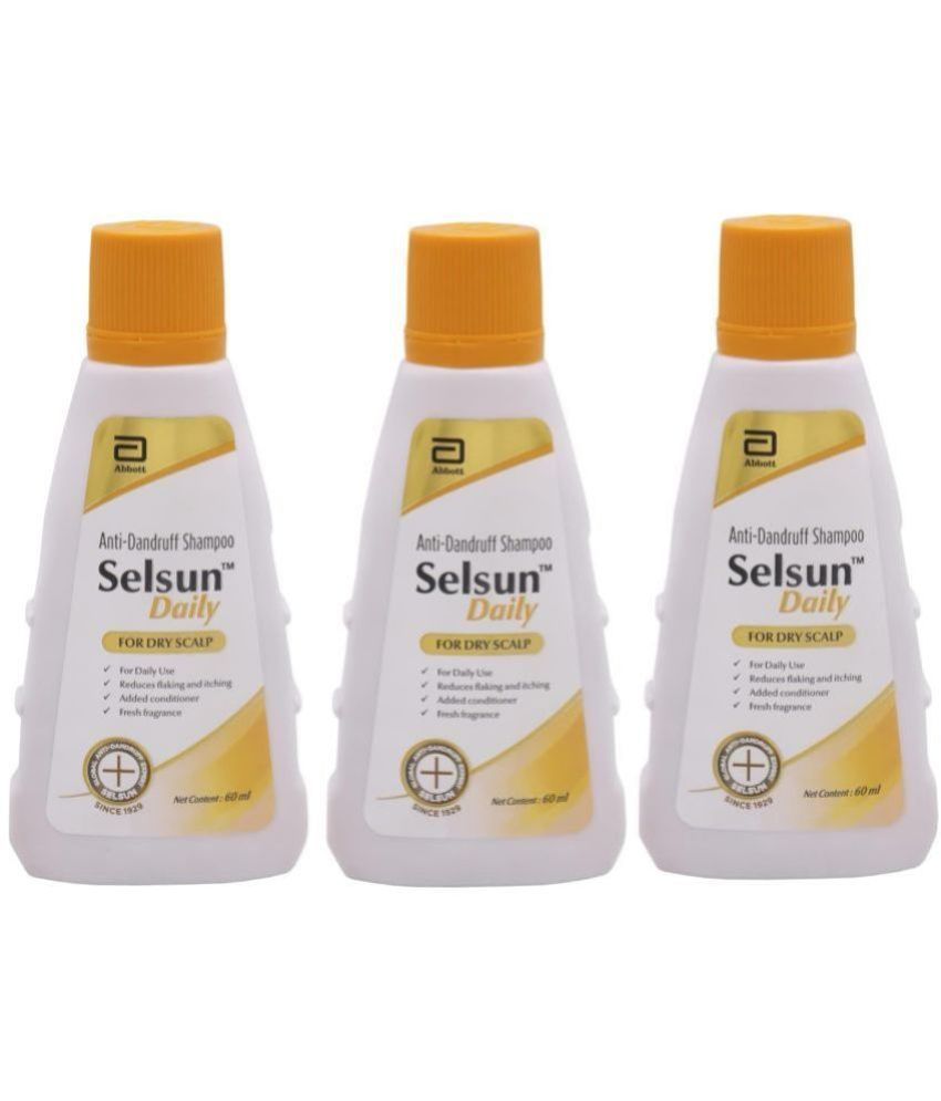     			Selsun Anti Dandruff Shampoo 180 ( Pack of 3 )