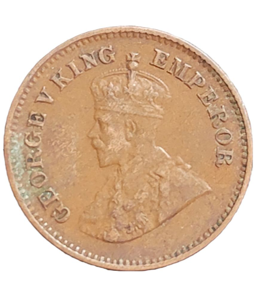     			Very Rare 1/2 Pice 1936 George V British India Coin