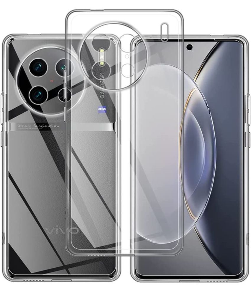     			Case Vault Covers Silicon Soft cases Compatible For Silicon Vivo X90 Pro 5G ( Pack of 1 )