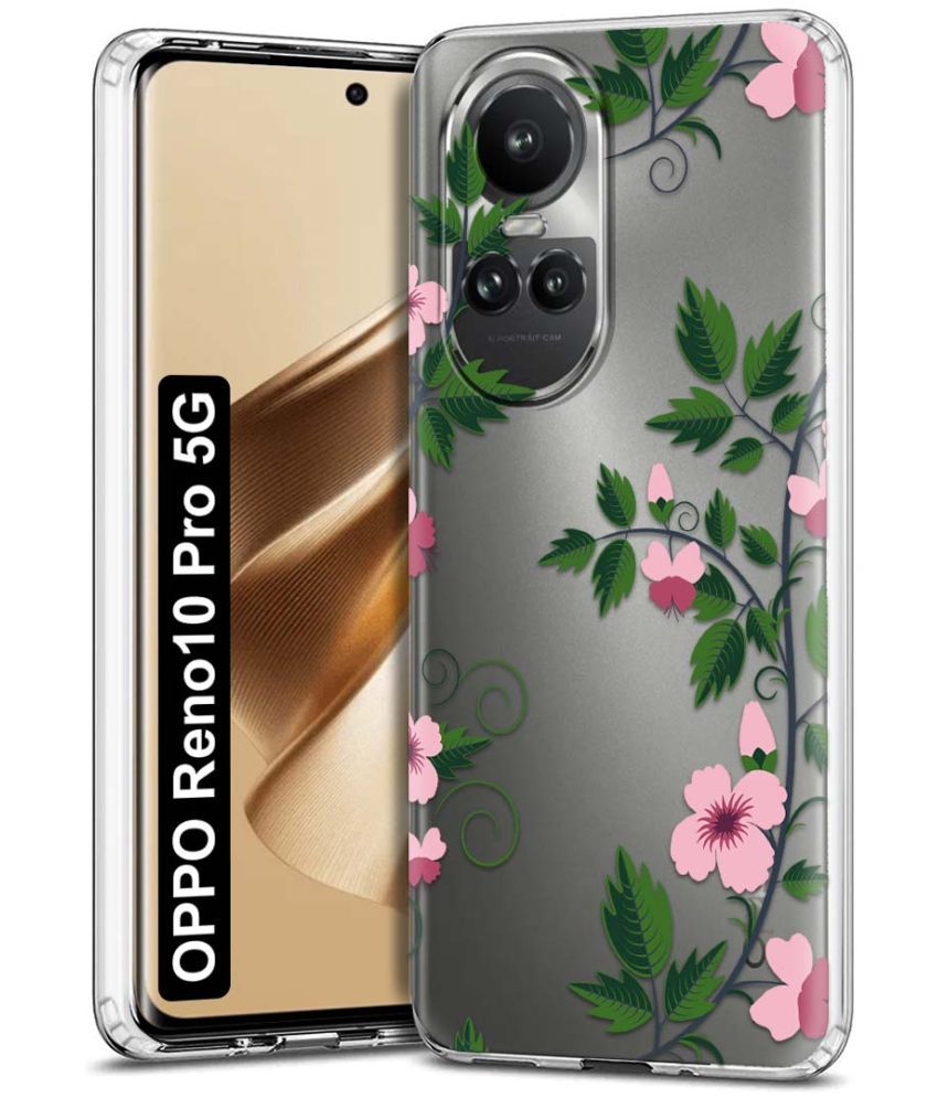     			Fashionury Multicolor Printed Back Cover Silicon Compatible For Oppo Reno 10 Pro ( Pack of 1 )