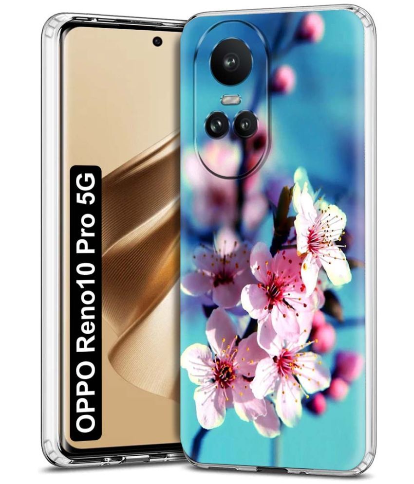     			Fashionury Multicolor Printed Back Cover Silicon Compatible For Oppo Reno 10 Pro ( Pack of 1 )