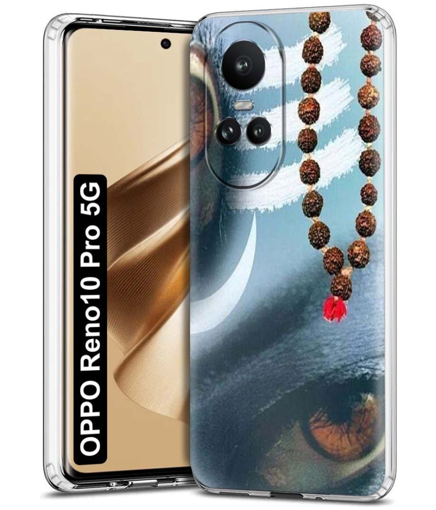     			Fashionury Multicolor Printed Back Cover Silicon Compatible For Oppo Reno 10 Pro ( Pack of 1 )