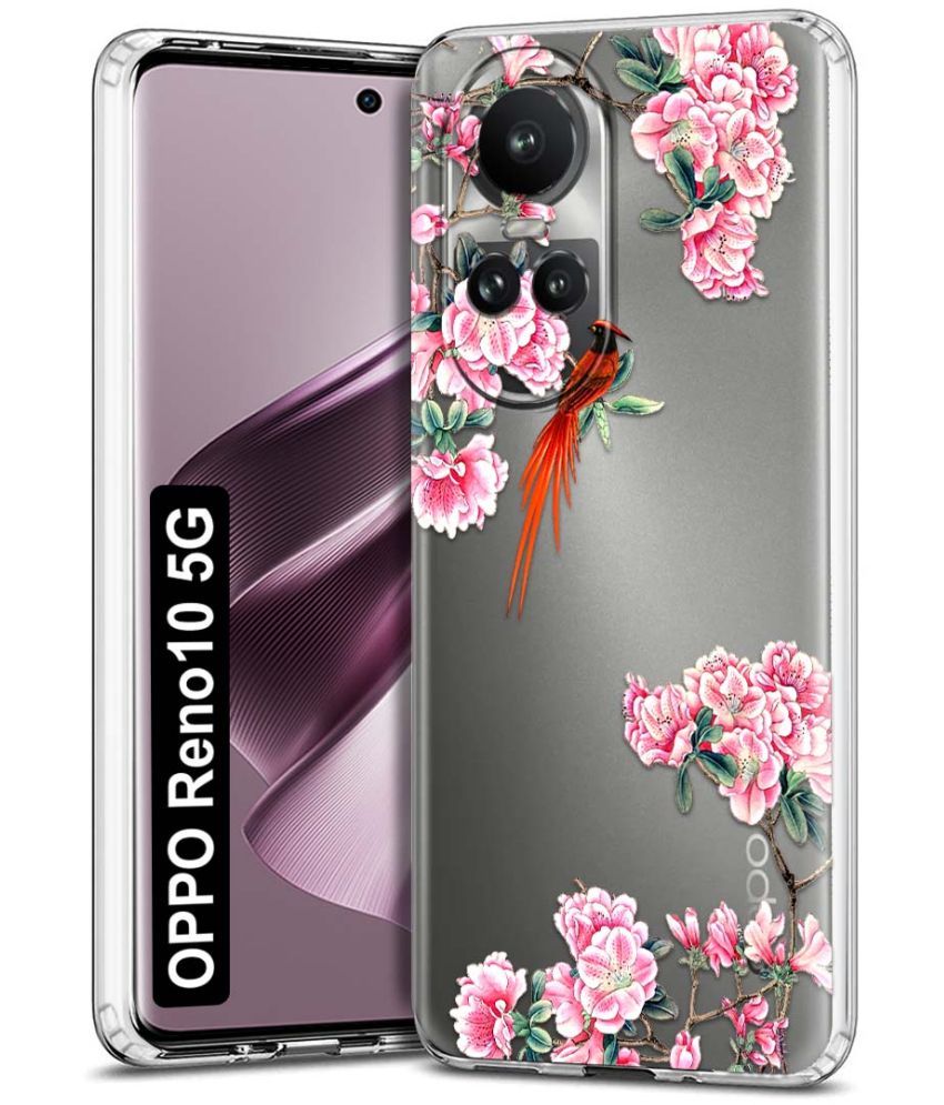     			Fashionury Multicolor Printed Back Cover Silicon Compatible For Oppo Reno 10 5G ( Pack of 1 )