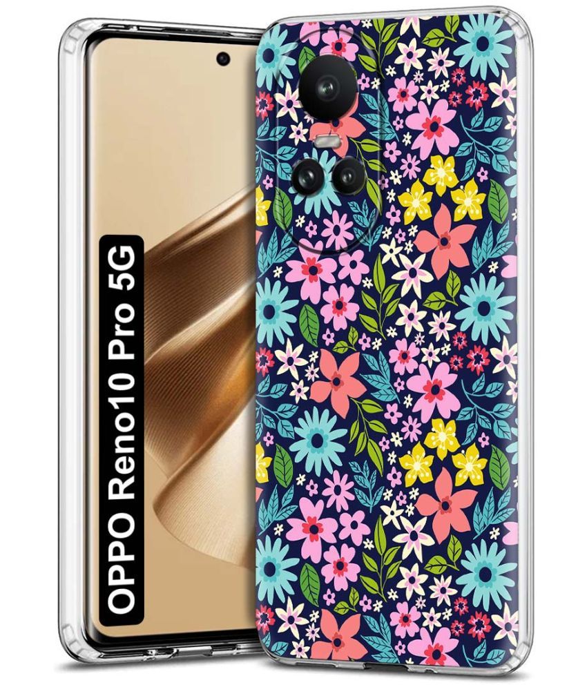     			Fashionury Multicolor Printed Back Cover Silicon Compatible For Oppo Reno 10 Pro ( Pack of 1 )