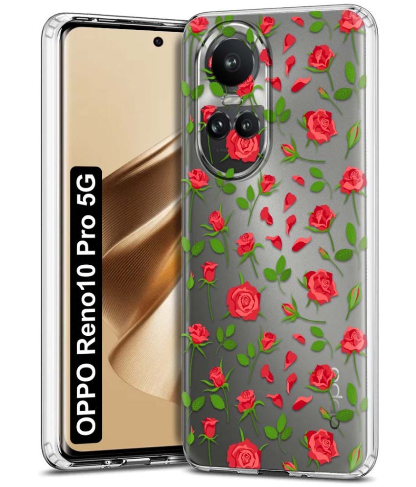     			Fashionury Multicolor Printed Back Cover Silicon Compatible For Oppo Reno 10 Pro ( Pack of 1 )