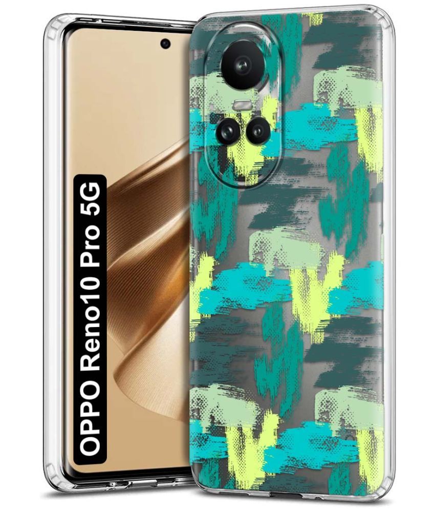     			Fashionury Multicolor Printed Back Cover Silicon Compatible For Oppo Reno 10 Pro ( Pack of 1 )