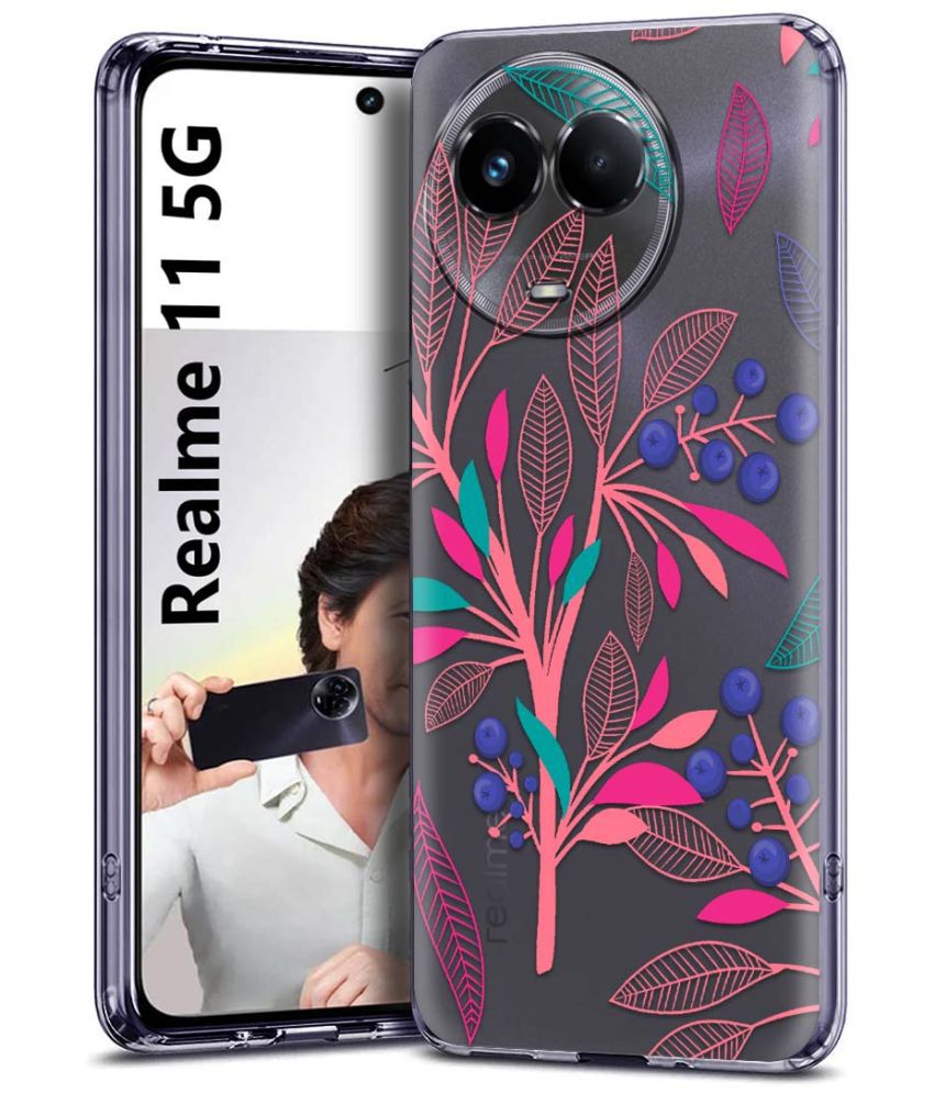     			Fashionury Multicolor Printed Back Cover Silicon Compatible For Realme 11 5G ( Pack of 1 )