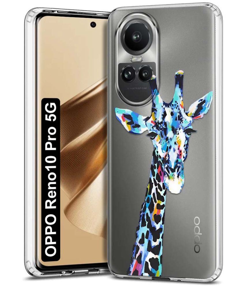     			Fashionury Multicolor Printed Back Cover Silicon Compatible For Oppo Reno 10 Pro ( Pack of 1 )