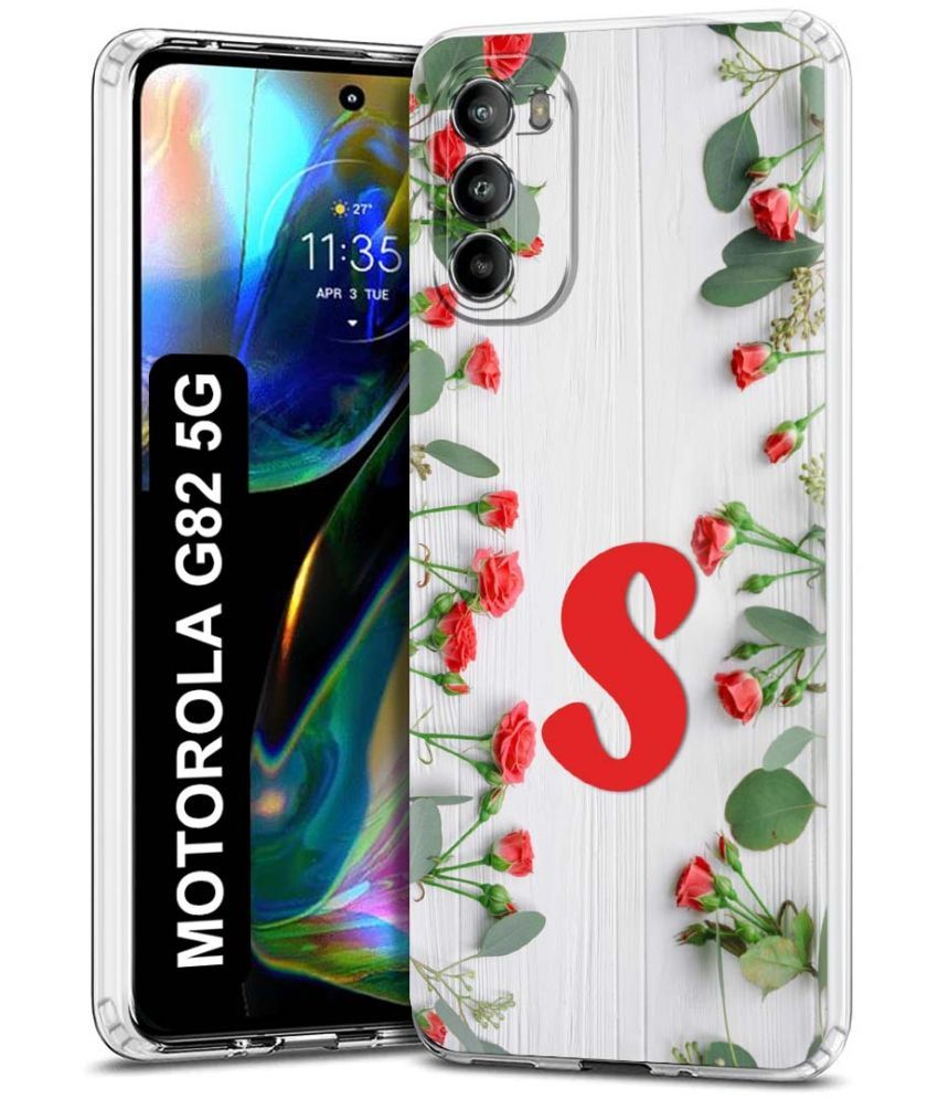     			Fashionury Multicolor Printed Back Cover Silicon Compatible For Motorola Moto G82 5G ( Pack of 1 )