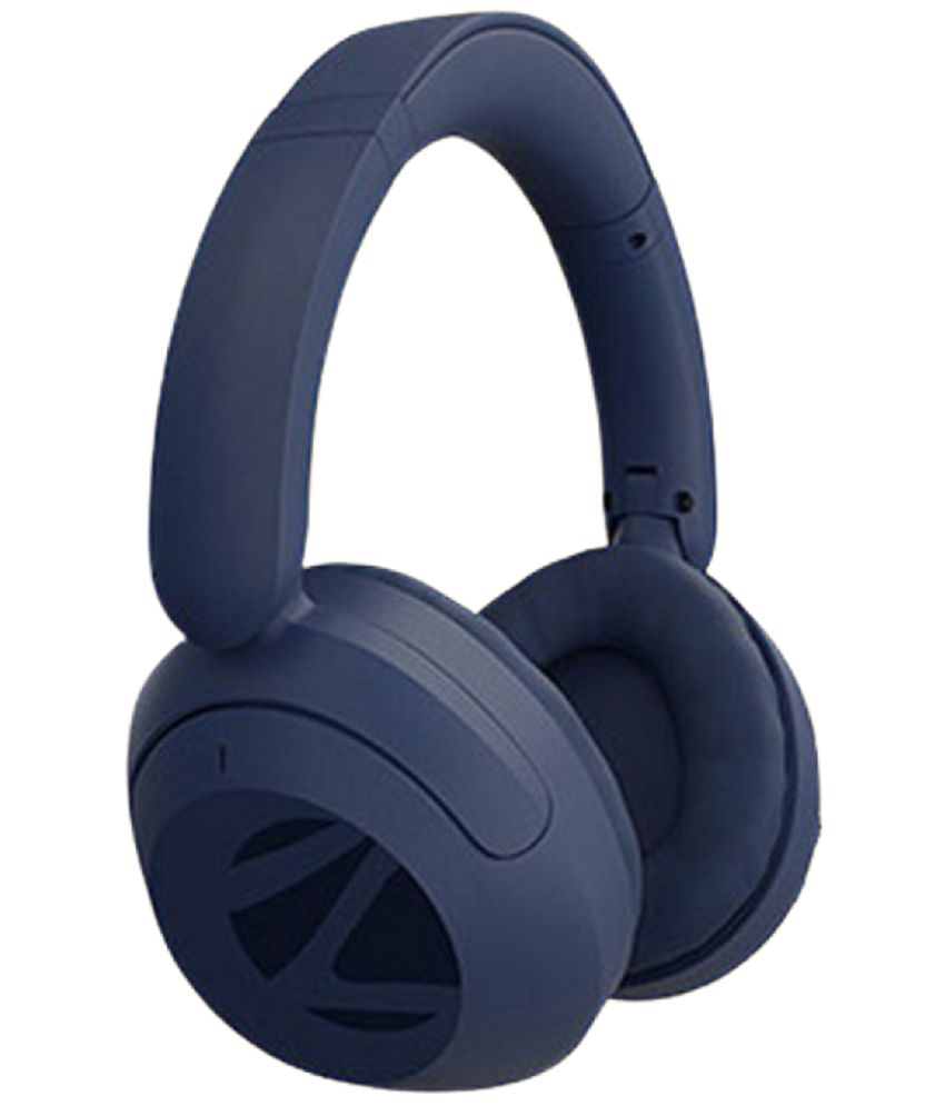     			Zebronics Zeb-Blast Bluetooth Bluetooth Headphone Over Ear 40 Hours Playback Powerfull bass,Voice assistant IPX4(Splash & Sweat Proof) Blue