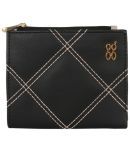 Baggit Faux Leather Black Women's Bi Fold Wallet ( Pack of 1 )