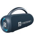 Portronics Radiant 30 W Bluetooth Speaker Bluetooth V 5.3 with USB,Aux Playback Time 6 hrs Blue