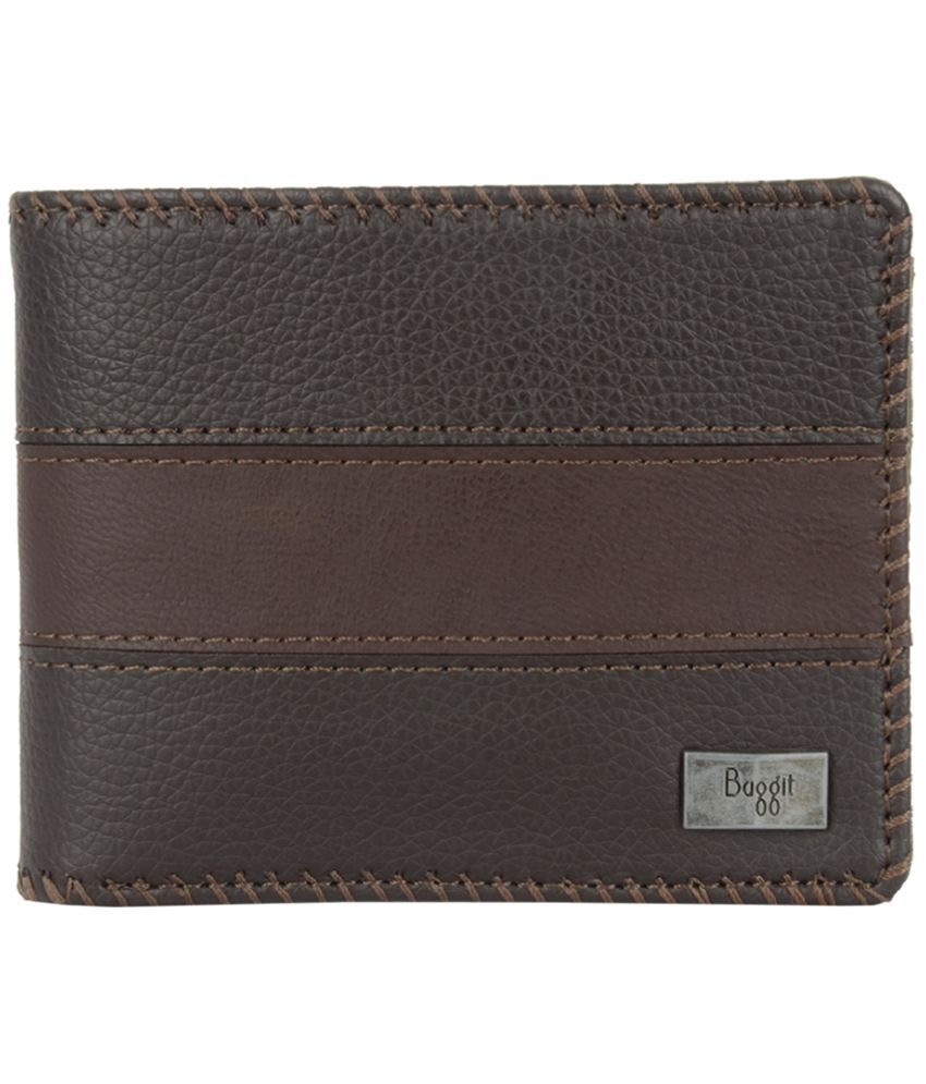     			Baggit Brown Faux Leather Men's Regular Wallet ( Pack of 1 )