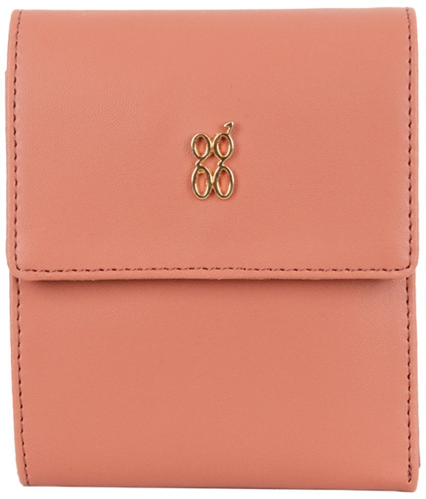     			Baggit Faux Leather Tan Women's Three fold Wallet ( Pack of 1 )